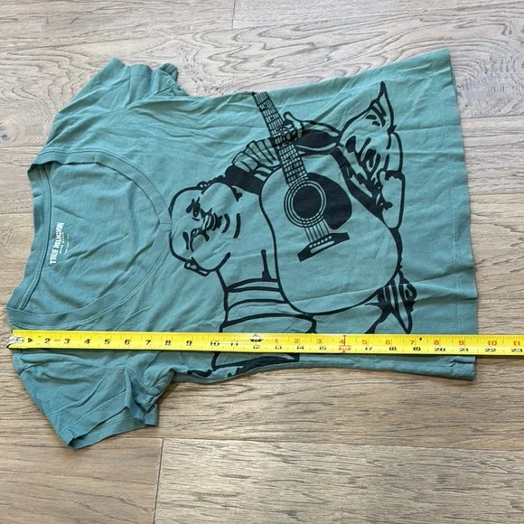 True Religion Women's XS Buddha V-Neck Tee - Picture 7 of 11